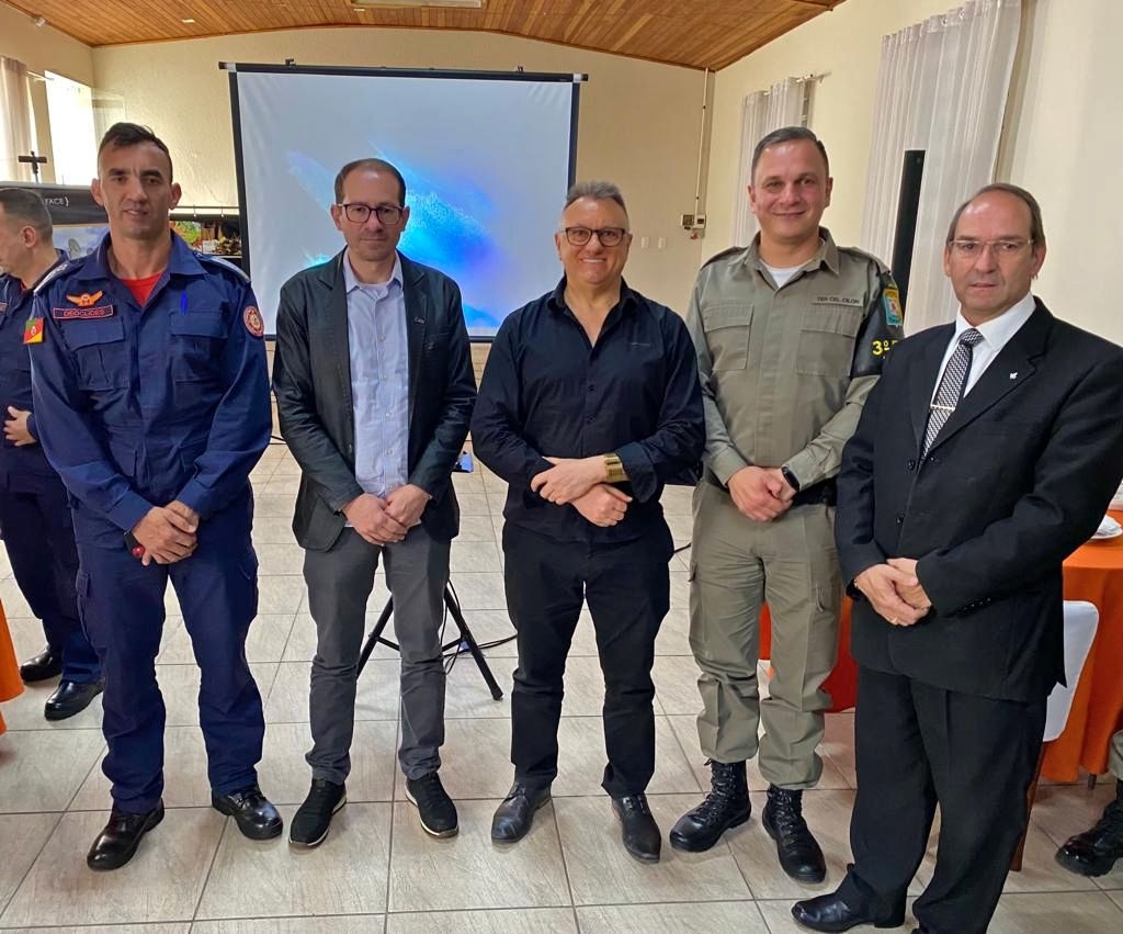 Representantes da CDL-NH participaram de reunião-almoço sobre segurança