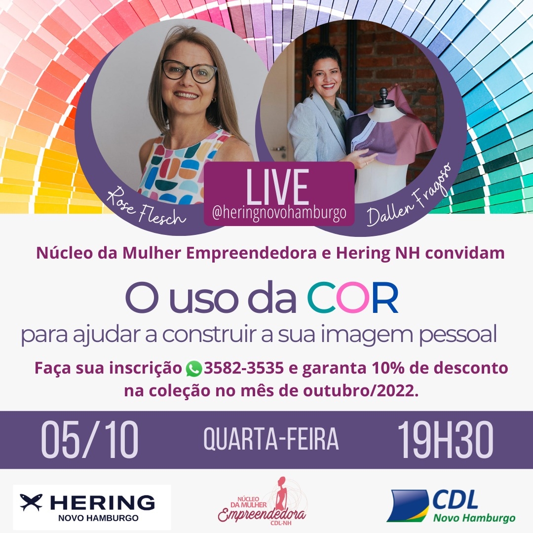 Live e imagem pessoal em mais um Evento Conexão do NME