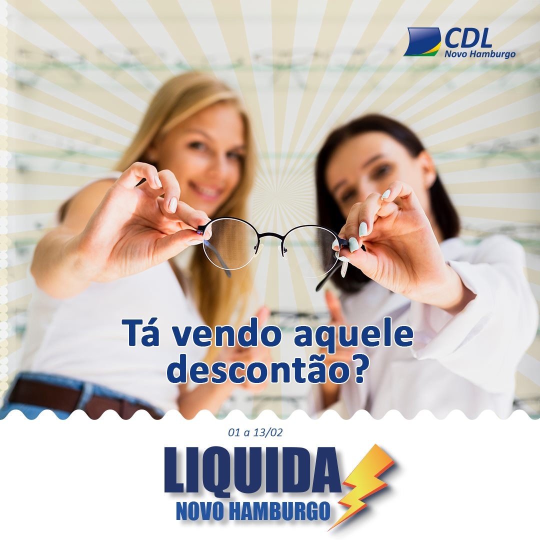 AINDA DÁ TEMPO! Amanhã é o último dia do LIQUIDA NOVO HAMBURGO