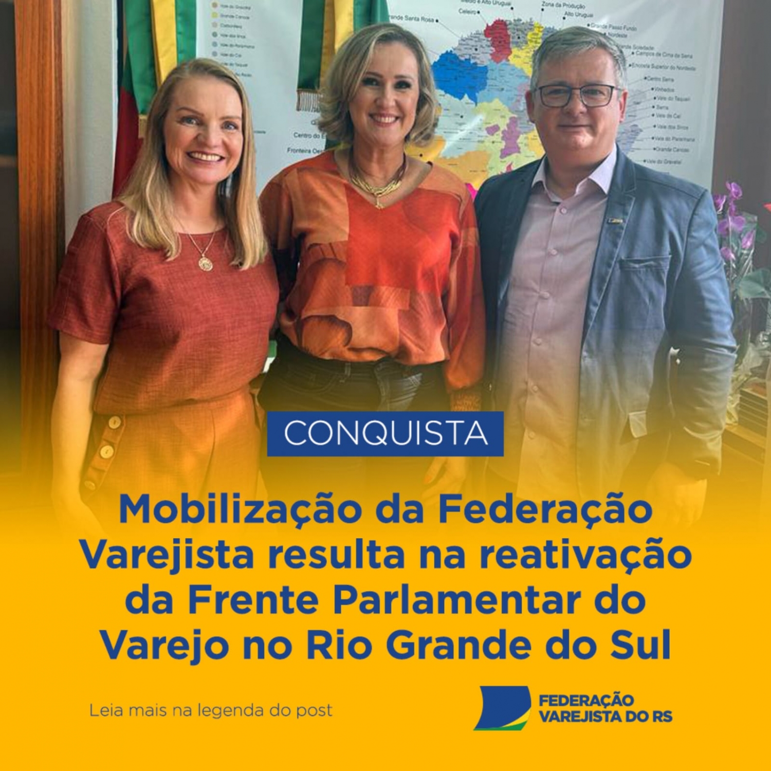 Mobilização da Federação Varejista resulta na reativação da Frente Parlamentar do Varejo no RS