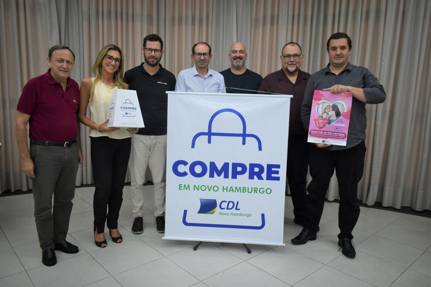 CDL-NH lança campanha que incentiva população a comprar no comércio local