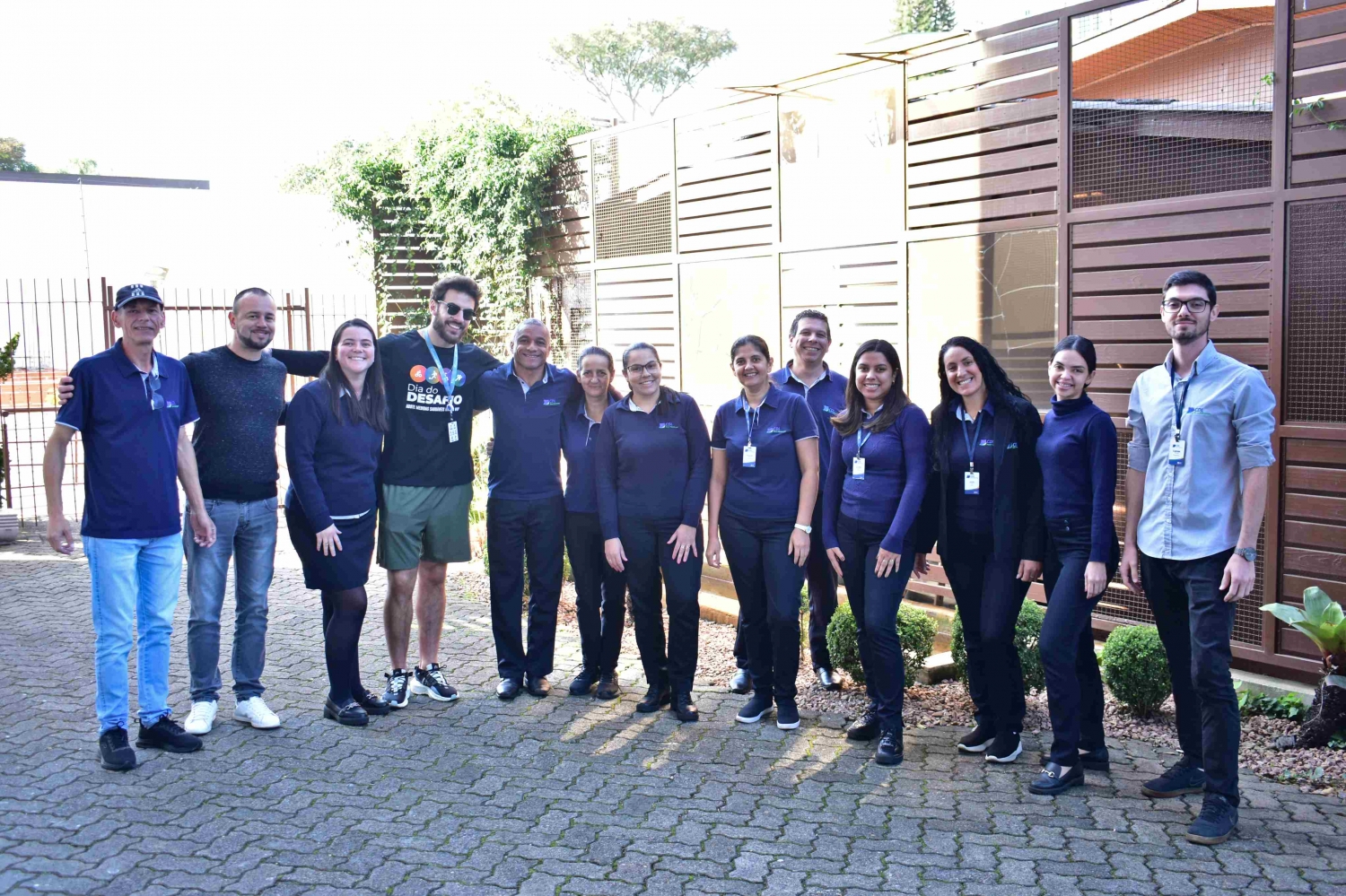 Colaboradores da CDL-NH participam do Dia do Desafio