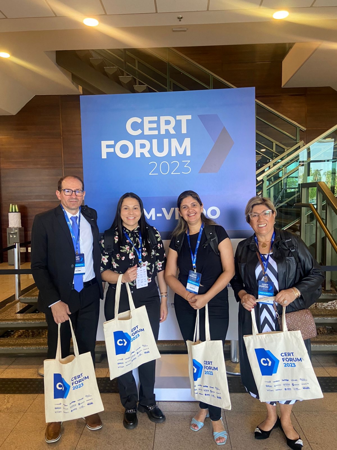 Representantes da CDL-NH participam de CertForum 2023