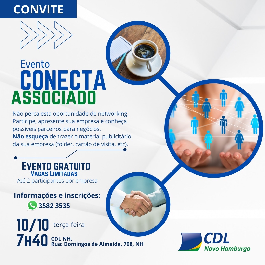 CDL-NH convida para Conecta Associado