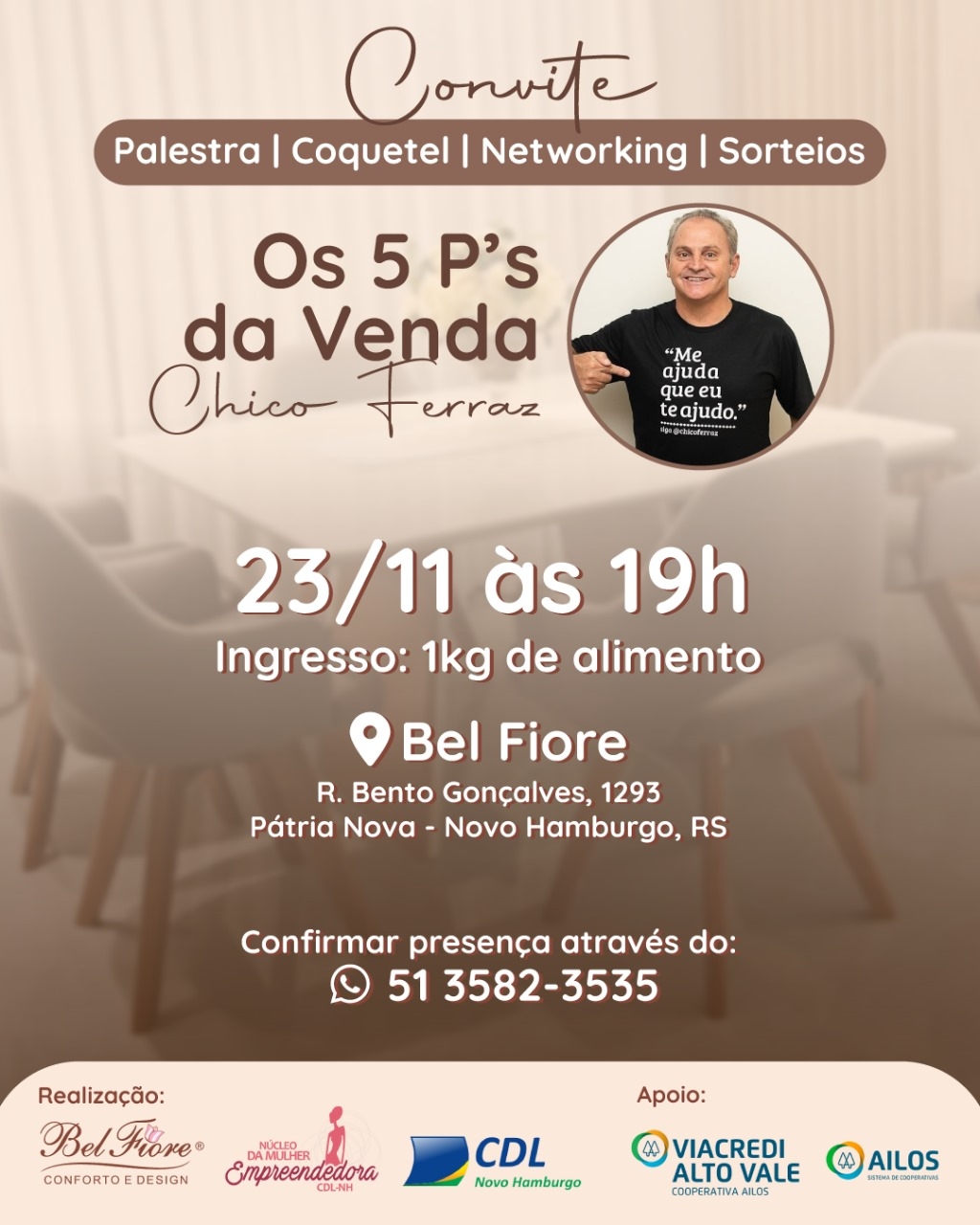 NME da CDL-NH convida para último Evento Conexão do ano