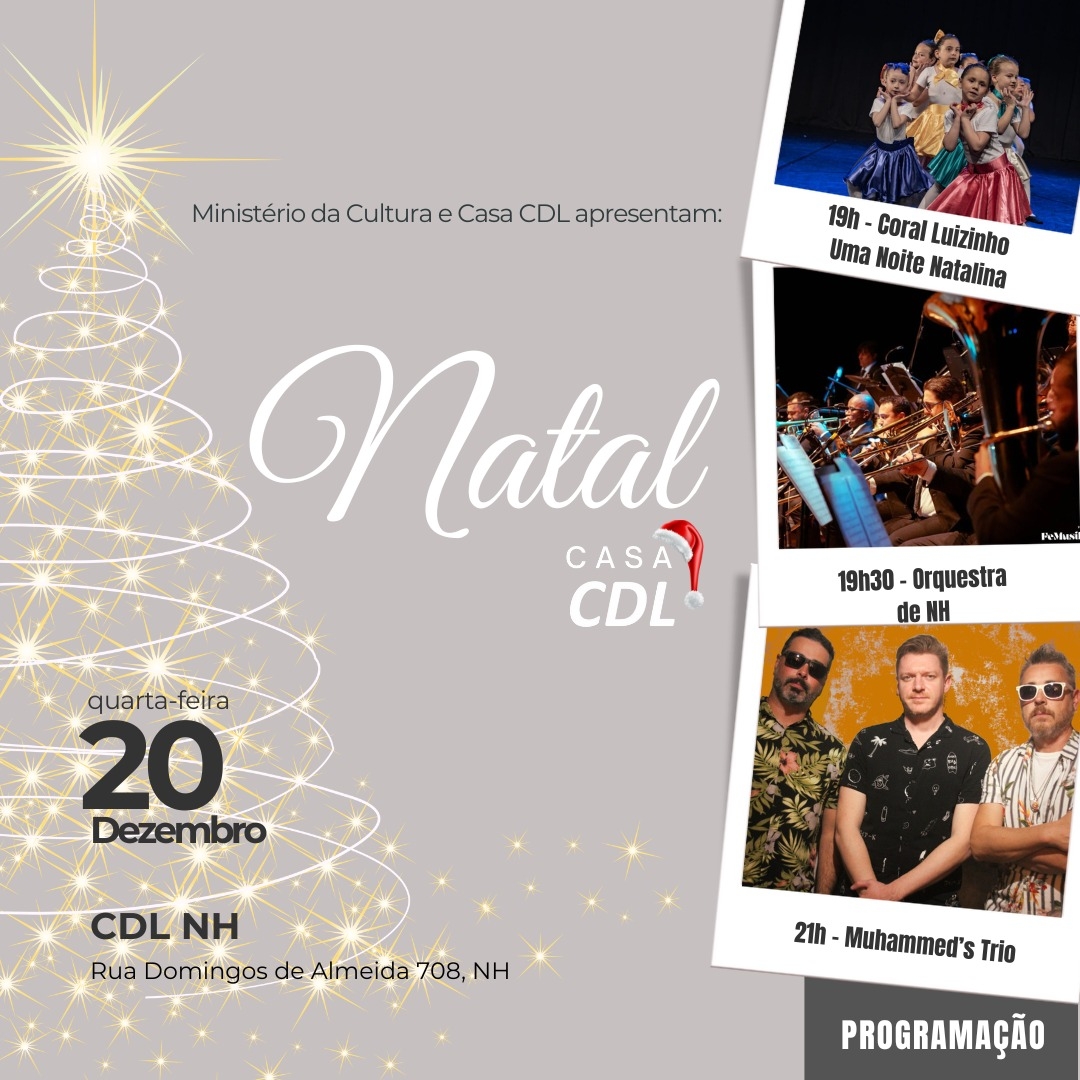 Casa CDL celebra o Natal com programação intensa