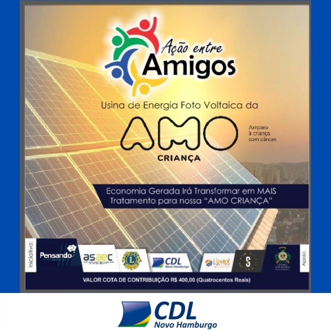 Ação entre amigos da AMO, adquira sua cartela na CDL-NH!