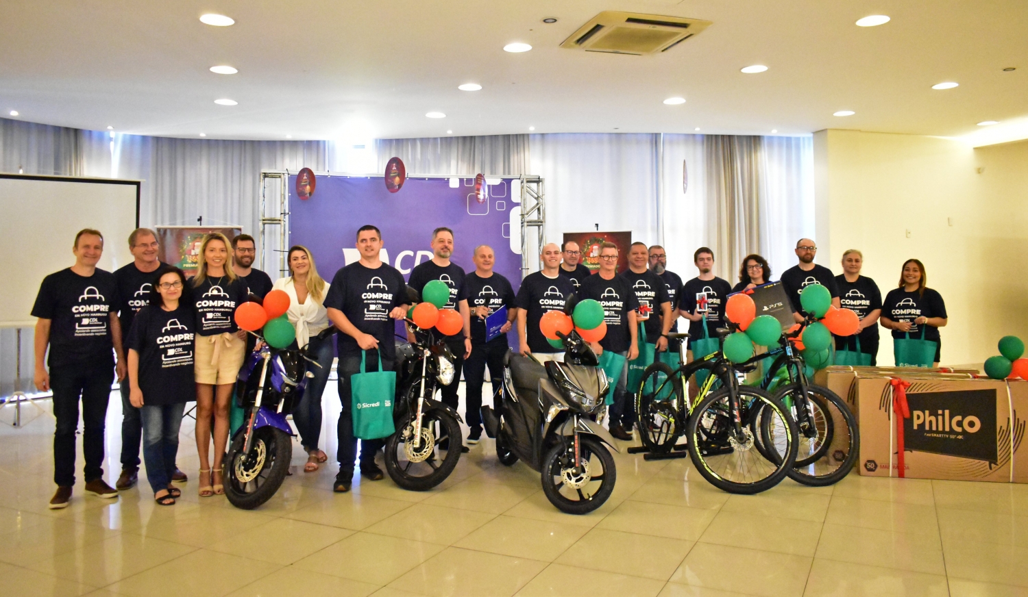 CDL-NH entrega prêmios aos ganhadores do Natal Premiado 2023